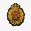 a patch with a crown and Royal Club Embroidered Bullion Wire Blazer crests pocket patch (1)
